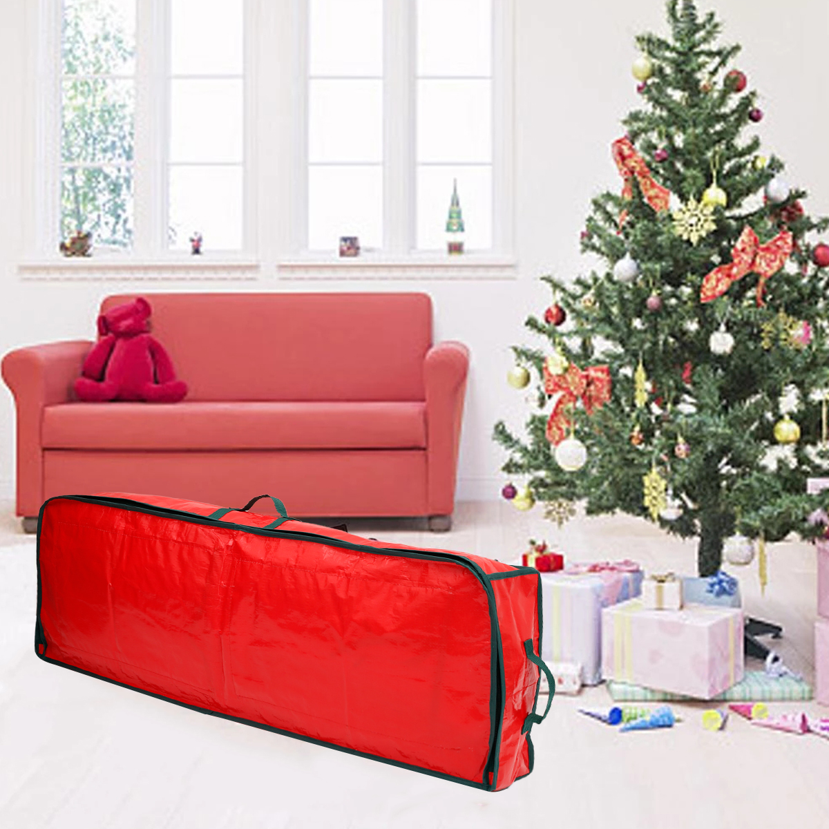 FVKRNYZ Waterproof Wrapping Paper Storage Bag photo 5
