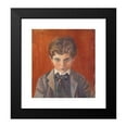 thumbnail image 2 of Egon Schiele 15x16 Black Modern Framed Museum Art Print Titled - Self -Portrait Against Red Background (1906), 2 of 5