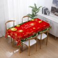 thumbnail image 1 of Christmas Red Anti-Stain Tablecloth - Size: Rectangle 140x210 cm，A, 1 of 2