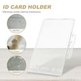 thumbnail image 6 of ID Card Holder Cards Protective Covers Transparent Badge Protector Sleeve Holders Work, 6 of 6