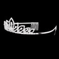 thumbnail image 3 of Diadema de dama de honor de novia Gloria Tiara Crystal Rhinestone Accesorio de cabellero, 3 of 8