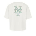 thumbnail image 3 of Women's '47  Natural New York Mets Full Bloom Cropped T-Shirt, 3 of 3