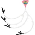 thumbnail image 7 of Quad Beer Bong Funnel, Four No Kink Food Grade Tubes and Valves, The Big Daddy of Beer Funnels (Blue), 7 of 7