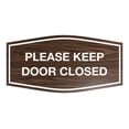 thumbnail image 3 of Signs ByLITA Fancy Please Keep Door Closed Sign - Security and Safety | Durable Material | Easy to Install (Walnut) - Medium 1 Pack, 3 of 4