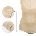 thumbnail image 5 of Unique Bargains Women Shapewear Tummy Control Full Bust Body Shaper Butt Lifter Thigh Slimmer Mesh Belt Beige Size L, 5 of 6