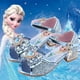 thumbnail image 2 of Sandalias de Disney para niñas, zapatos de princesa Elsa de Frozen, zapatos de cristal para niñas pequeñas, zapatos de tacón alto para niños, zapatos de pasarela para fiesta, 28 plantillas de 18,0 cm Gao Jinjia LED, 2 of 2
