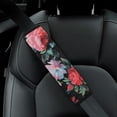 thumbnail image 5 of Shangniulu Car Seat Belt Covers for Boys and Girls, Car Seat Straps Shoulder Pads, Soft Car Seat Neck Cover, Seat Belt Protectors for Car Seats, Floral Stroller Strap Cover for Kids 2Pcs, 5 of 6