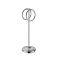 thumbnail image 1 of Inteprter Soporte para toallas, soporte para anillos dobles, toallero de acero inoxidable, estante de mesa, toallas independientes, multifunción Juegos de accesorios de baño, 1 of 6