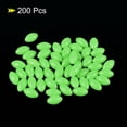 thumbnail image 3 of Uxcell 10x6mm Oval Soft Plastic Luminous Glow Fishing Beads Tackle Tool Green 200 Pieces, 3 of 5