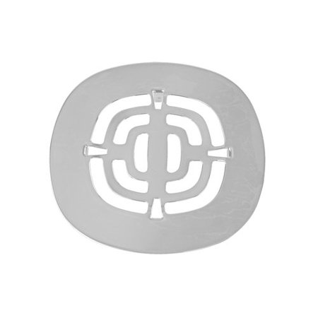 

Brass Snap-In Shower Strainer Grid in Powdercoated White