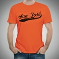 thumbnail image 6 of San Jose City Baseball Script Basic Cotton T-Shirt - Medium - Orange, 6 of 6