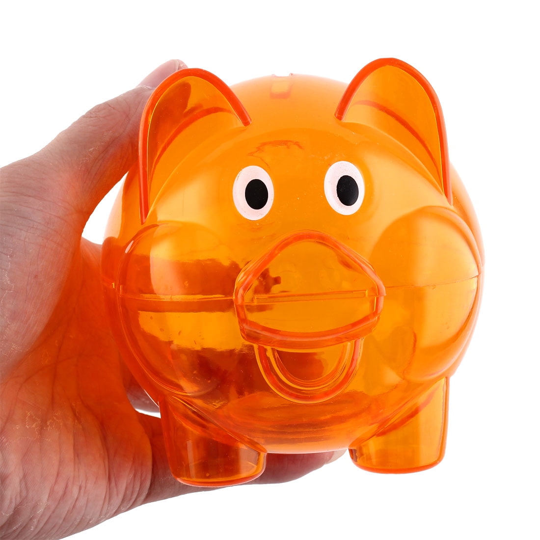 orange piggy bank