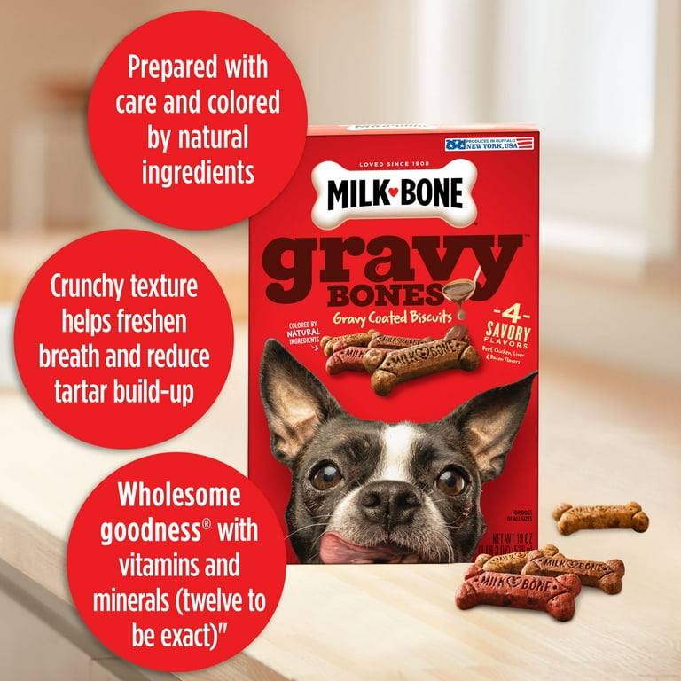 Milk Bone GravyBones® Dog Biscuits 19 oz Milk Bone GravyBones® Dog Biscuits 19 oz