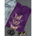 thumbnail image 3 of Gold Butterflies T-Shirt Women -June Erica Vess Designs, Female 4X-Large, 3 of 4