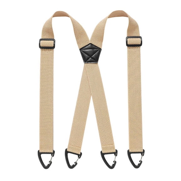 Heavy Duty Work Suspenders, X Back Hidden Suspender Men, Under Clothing Work Belt, 1.5 Inch Adjustable