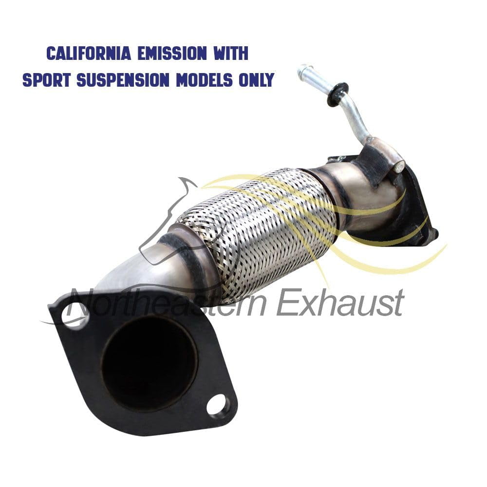 Northeastern Exhaust Front Flex Pipe Fits 2011-2014 Hyundai Sonata & 2011-2012 Kia Optima 2.4L Sedan - Direct Fit | Stainless Steel | Includes Gaskets & Bolt Kit