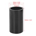 thumbnail image 4 of 50mm ID Car Black High Performance Straight Silicone Hose Coupler Intercooler Tube, 4 of 6