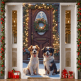 thumbnail image 2 of Festive Dog Banner Cute Design Holiday Decorations Winter Celebration, 2 of 8