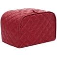 thumbnail image 2 of Housse de Grille-Pain Matelassée en Coton/polyester pour Grille-Pain Deux Tranches et Protection contre la Poussière et les Empreintes Digitales, Lavable en Machine. Rouge, 2 of 6