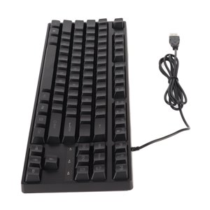 USB Clavier filaire, clavier mécanique ergonomique 87 Clés de rétroéclairage pour ordinateur portable