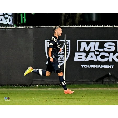 Valentin Castellanos NYC FC Unsigned MLS is Back Goal Round of 16 Goal Celebration Photograph