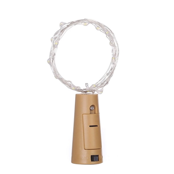 Advancent Paquete de 10 luces solares para botellas de vino, 20 luces LED solares de corcho, guirnalda de luces de hadas de alambre de cobre para Iluminación y accesorios No.04 Advancent HA005656-04