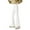 White, variant on KAUOD Girls Long Flare Leggings Stretchy Thermal School Dance Tights Pants Teen Kids Bell-Bottom Yoga Performance Leggings