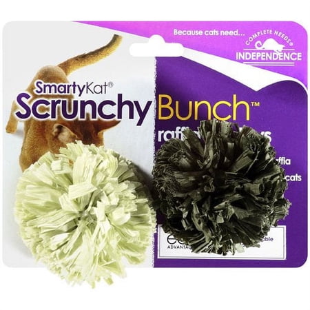 SmartyKat: Scrunchy Bunch Raffia Cat Toy, 2 Ct
