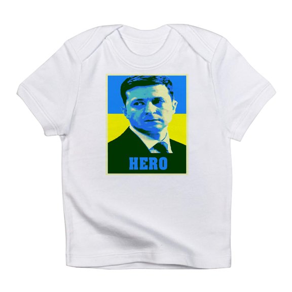 CafePress - Ukrainian President Zelenskyy Ukraine Flag T Shirt - Infant T-Shirt