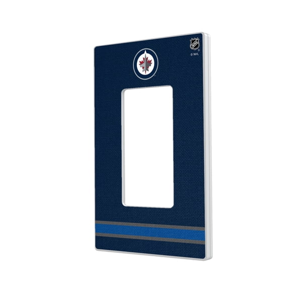 Winnipeg Jets Single Rocker Lightswitch Plate