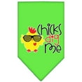 thumbnail image 3 of Pet and Dog Bandana Screen Printed, "Chicks Dig Me", 3 of 9
