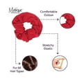 thumbnail image 4 of Motique Accessories Jumbo Cotton Scrunchie Hair Tie - Red, 4 of 5