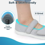 Barerun Wide Width Mary Jane Shoes Flats,Diabetic Friendly
