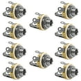thumbnail image 1 of Seismic Audio  10 Pack of 1/4" Mono Female Chassis Mount Connectors - 2 Conductor Silver - SAPT224-10Pack, 1 of 5