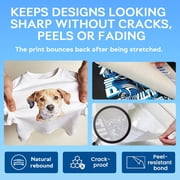 DTF Powder White - 500g/17.6 oz Digital Transfer Hot Melt Adhesive,Pre-treated transfer powder for all fabrics, DTF printing material,compatible with all DTF and DTG printers.