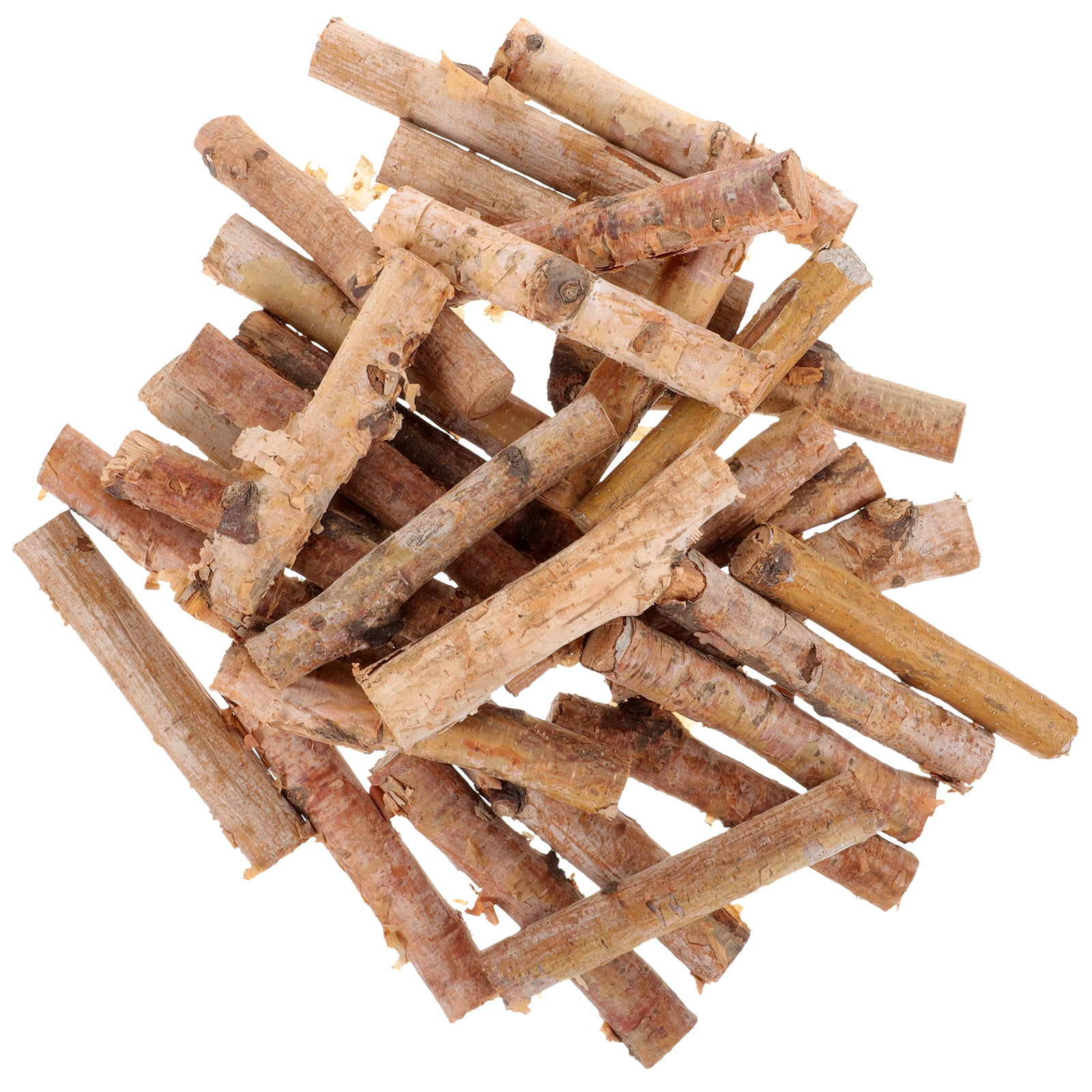 60 Pcs DIY Natural Wood Sticks Tree Branch Decor Rustic Twigs Log for Crafts Decorate Wooden