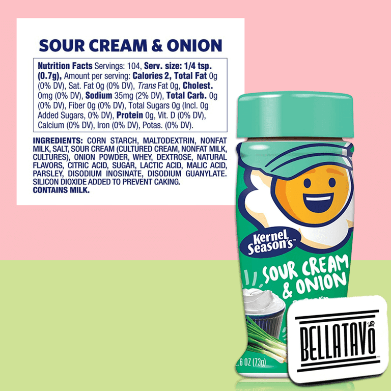 Sour Cream and Onion Popcorn Seasoning