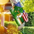 thumbnail image 1 of Saint Patricks Day Irish American Celtic Cross Flag - House Flag (29.5" x 39.5"), 1 of 9