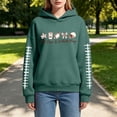 thumbnail image 2 of Womens Zip Up Hoodie Lightweight Trendy Oversized Sweatshirt with Pocket for Office Daily, 2 of 6