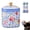 s4, variant on Ceramic Salt Cellar with Lid, 8.5 oz Small Vintage Floral Salt Holder Container for Countertop, Airtight Spice Jar, Kitchen Storage Dish for Coffee, Sugar, Spices and Candies