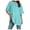 Dark Blue, variant on Women Classic Crew Neck Short Sleeve T Shirt Basic Casual Top Loose Fit Plus Size Solid Color Tee Summer Tops For Women Blue