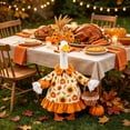 thumbnail image 5 of Aurorax Thanksgiving Porch Goose Outfits 23" Holiday,Goose Clothes for Cement Goose Porch Goose 17/19 inch,Autumn Lady Pumpkin Printed Porch Goose Clothing Accessories for Outdoor Yard, 5 of 7