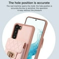 thumbnail image 7 of ELEHOLD for Samsung Galaxy S22 Wallet Case with Card Holder, PU Leather Shockproof Crossbody Case with Metal Snap Adjustable Strap Lanyard Compatible with Samsung Galaxy S22,Pink, 7 of 7