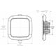 thumbnail image 4 of Atenuación RGBW Square Mirage Spectrum de Down Light Lumitec, 4 of 4