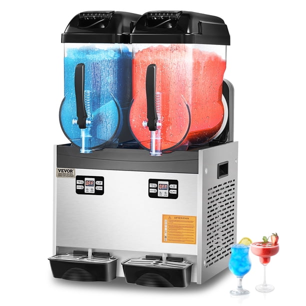 VEVOR Máquina comercial para hacer granizados, batidos y bebidas congeladas con tanque de 12 L x 2 pulgadas