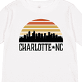 thumbnail image 4 of Inktastic Charlotte North Carolina Skyline Boys or Girls Long Sleeve Toddler T-Shirt, 4 of 5