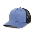 thumbnail image 4 of Outdoor Cap RGR-100M 5 Panel Heathered, Mesh Back Cap-Heathered Blue/Black, 4 of 8