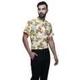 thumbnail image 2 of BESTMAN Chemise Décontractée Ajustée en Coton à Manches Courtes Imprimée pour Hommes, 2 of 5