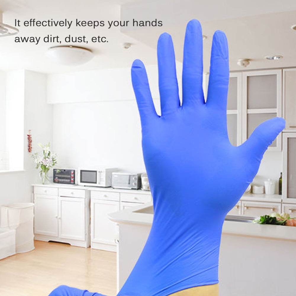 Nitrile Gloves Letex Free Powder Free Single Use Gloves for Home