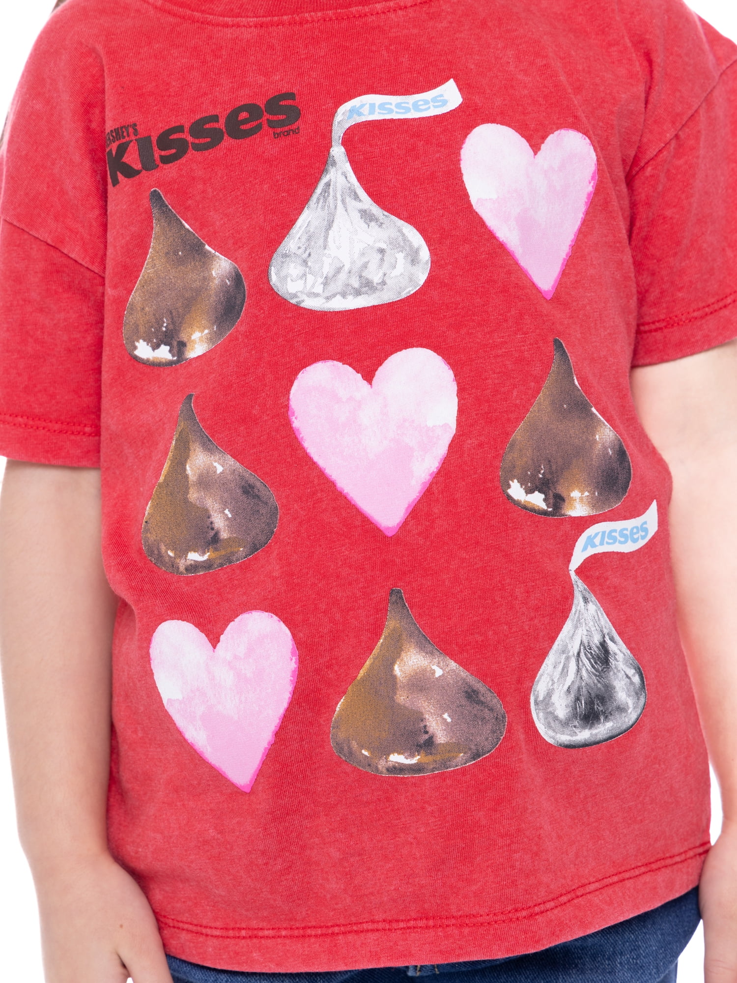Hershey's Toddler Valentine's Day Kisses Graphic Tee, Sizes 12M-5T